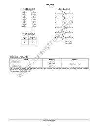 74HCU04DTR2G Datasheet Page 2