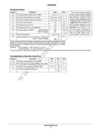 74HCU04DTR2G Datasheet Page 3
