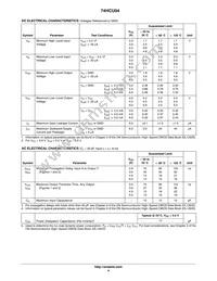 74HCU04DTR2G Datasheet Page 4