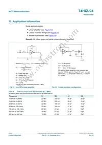 74HCU04N Datasheet Page 8