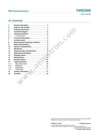 74HCU04N Datasheet Page 18