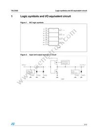 74LCX02MTR Datasheet Page 3