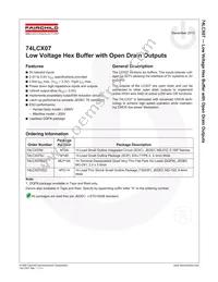 74LCX07MX Datasheet Page 2