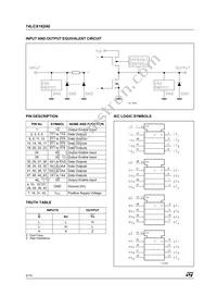 74LCX16240TTR Datasheet Page 2