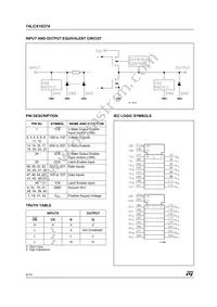 74LCX16374TTR Datasheet Page 2
