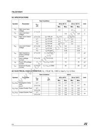 74LCX16541TTR Datasheet Page 4
