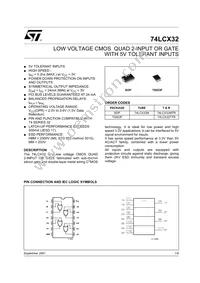 74LCX32MTR Datasheet Cover