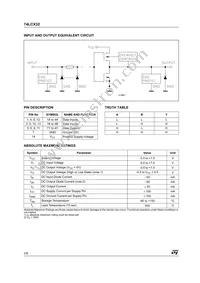 74LCX32MTR Datasheet Page 2