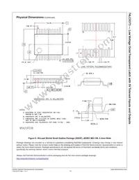 74LCX373MTCX Datasheet Page 14