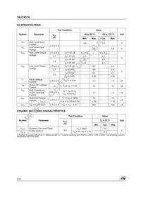 74LCX374MTR Datasheet Page 4