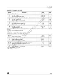 74LCX573TTR Datasheet Page 3