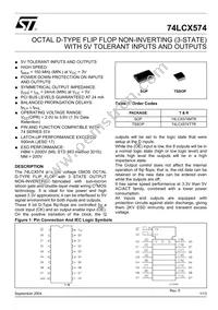 74LCX574TTR Datasheet Cover