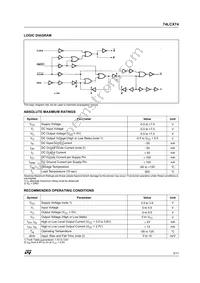 74LCX74TTR Datasheet Page 3