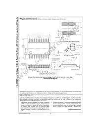 74LCX821MSA Datasheet Page 8