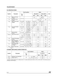 74LCXH162244TTR Datasheet Page 4