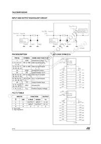 74LCXHR162245TTR Datasheet Page 2