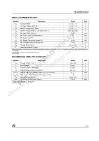 74LCXHR162245TTR Datasheet Page 3