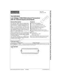 74LCXZ16245MTDX Datasheet Page 2