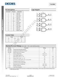 74LV00AT14-13 Datasheet Page 2