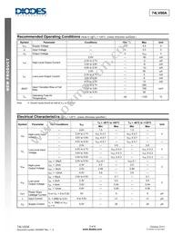 74LV00AT14-13 Datasheet Page 3