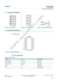 74LV03D Datasheet Page 2