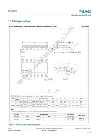 74LV03D Datasheet Page 8