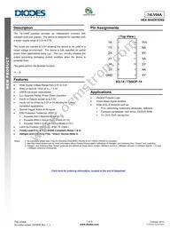 74LV04AS14-13 Datasheet Cover