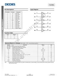 74LV06AT14-13 Datasheet Page 2