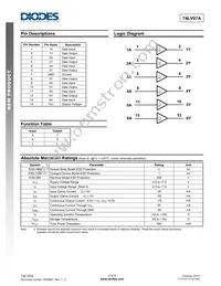 74LV07AT14-13 Datasheet Page 2