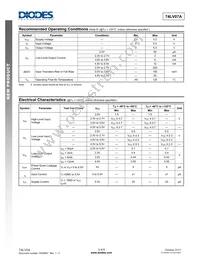 74LV07AT14-13 Datasheet Page 3