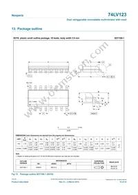 74LV123D/AUJ Datasheet Page 16