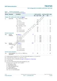 74LV123N Datasheet Page 11