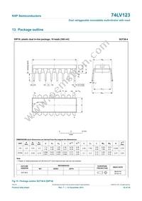 74LV123N Datasheet Page 16