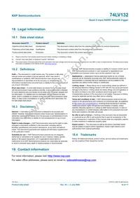 74LV132N Datasheet Page 16