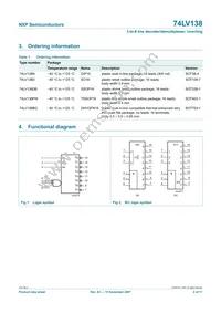 74LV138N Datasheet Page 2