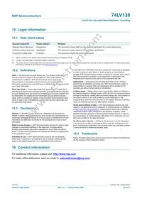 74LV138N Datasheet Page 16