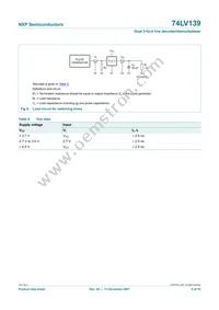 74LV139PW Datasheet Page 8