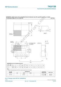 74LV139PW Datasheet Page 13