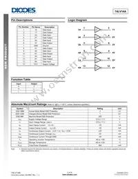 74LV14AS14-13 Datasheet Page 2