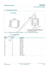 74LV14N Datasheet Page 3