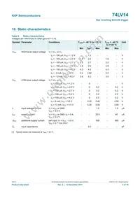 74LV14N Datasheet Page 5