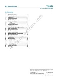 74LV14N Datasheet Page 19