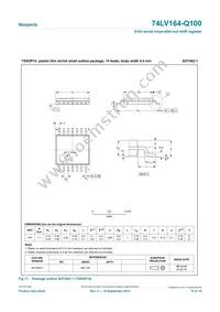 74LV164BQ-Q100X Datasheet Page 14