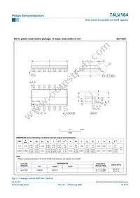 74LV164N Datasheet Page 15