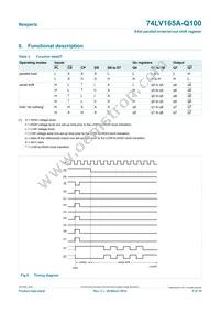 74LV165APW-Q100J Datasheet Page 5