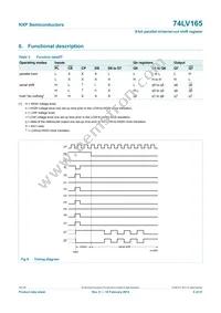 74LV165N Datasheet Page 5