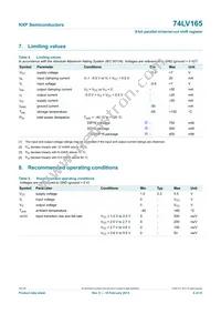 74LV165N Datasheet Page 6