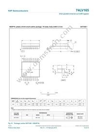 74LV165N Datasheet Page 16