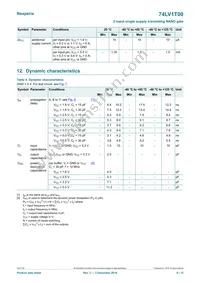 74LV1T00GXH Datasheet Page 6