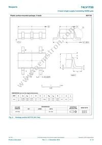 74LV1T00GXH Datasheet Page 9